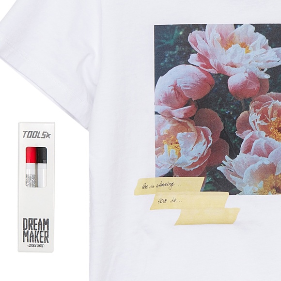 Golden Goose Ania Flowers Postcard / DIY T-Shirt - Picture 3 of 12